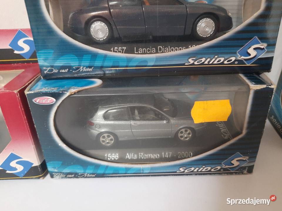 Solido 143 Włoskie modele lancia Fiat 500 Alfa Rzeszów sprzedam