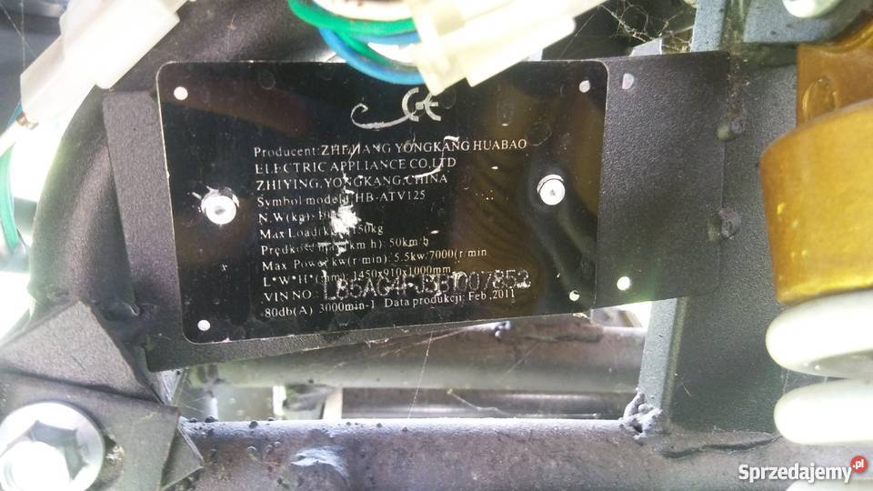 Quad HBATV125 kupiony w Polsce Ostrowiec Świętokrzyski sprzedam
