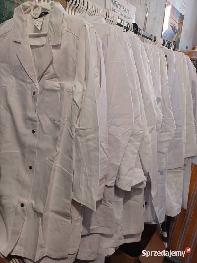 Fartuchy białe długi rękaw dolnośląskie Wrocław