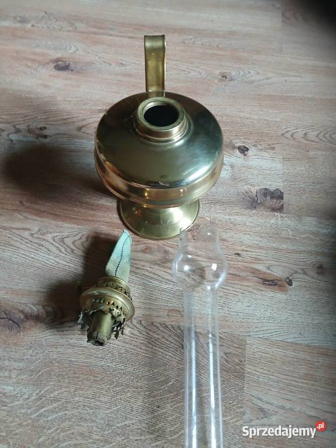 Mosiezna lampa naftowa Kraków
