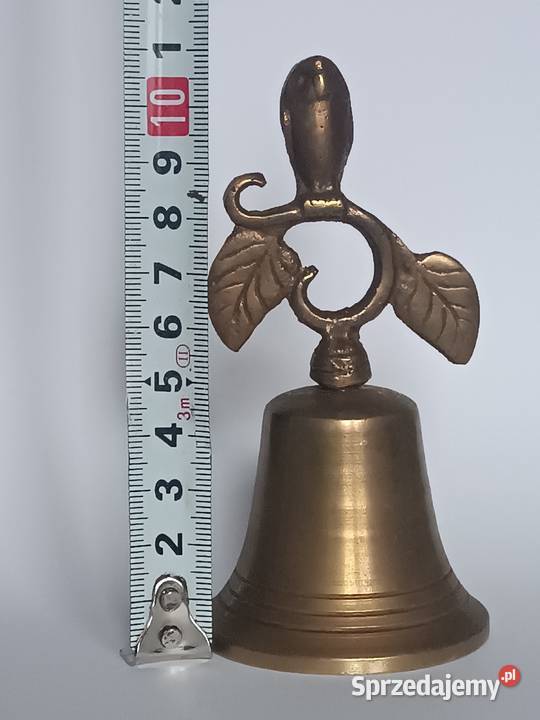 Mosiężny dzwonek ozdobny z motywem winorośli Rzeszów sprzedam