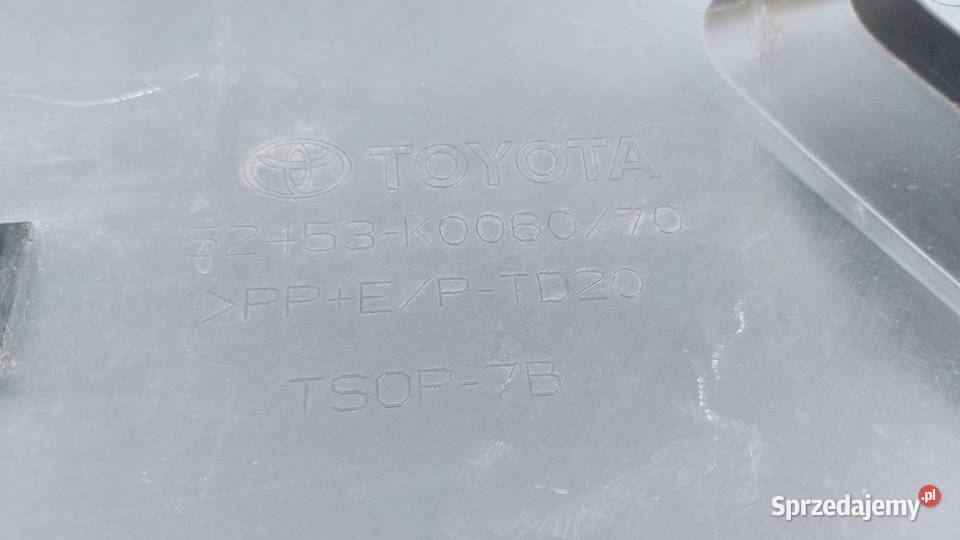 Toyota Yaris dokładka zderzaka 52453k0060 Bolesławiec