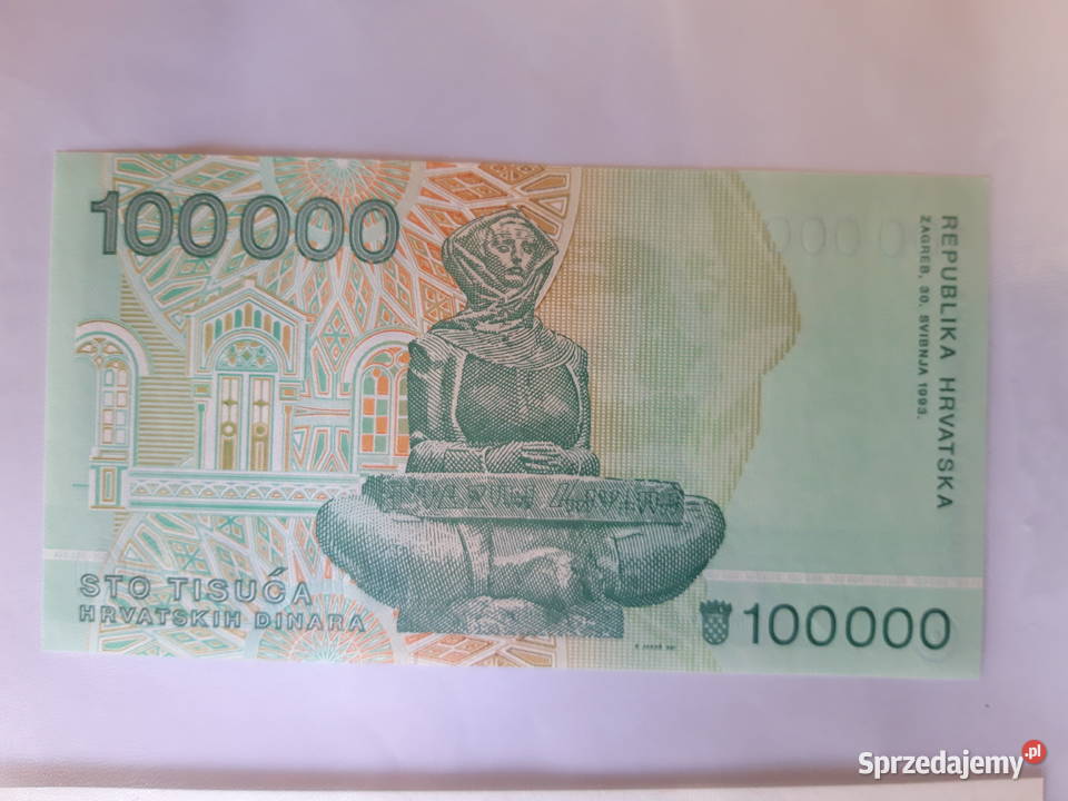 Banknot kolekcjonerski Iran Laos Chorwacja Ruda Śląska