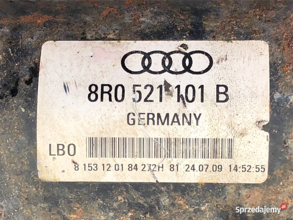 WAŁ NAPĘDOWY TYŁ AUDI Q5 8R SUV 0817 20 170 sprzedam