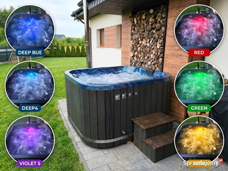 Balia ogrodowa kwadratowa jacuzzi na drewno Starogard Gdański sprzedam