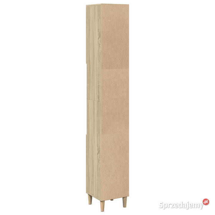 Szafka łazienkowa dąb sonoma 30x30x190 WM849657 Łazienkowe Warszawa