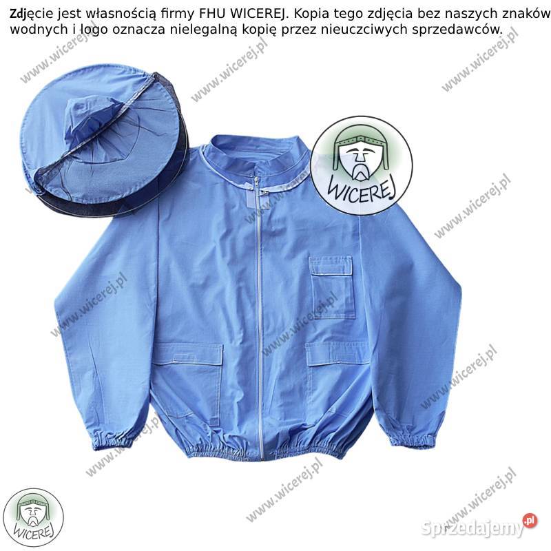 Bluza Pszczelarska z zamkiem z kapeluszem podkarpackie Jaśliska