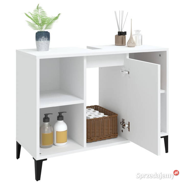 Szafka pod umywalkę biała 80x33x60 WM821292 Meble Warszawa