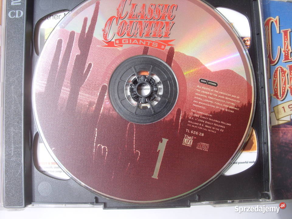 COUNTRY CD CLASIC COUNTRY GIANTS 2 CD 2004 Kultura i Rozrywka dolnośląskie