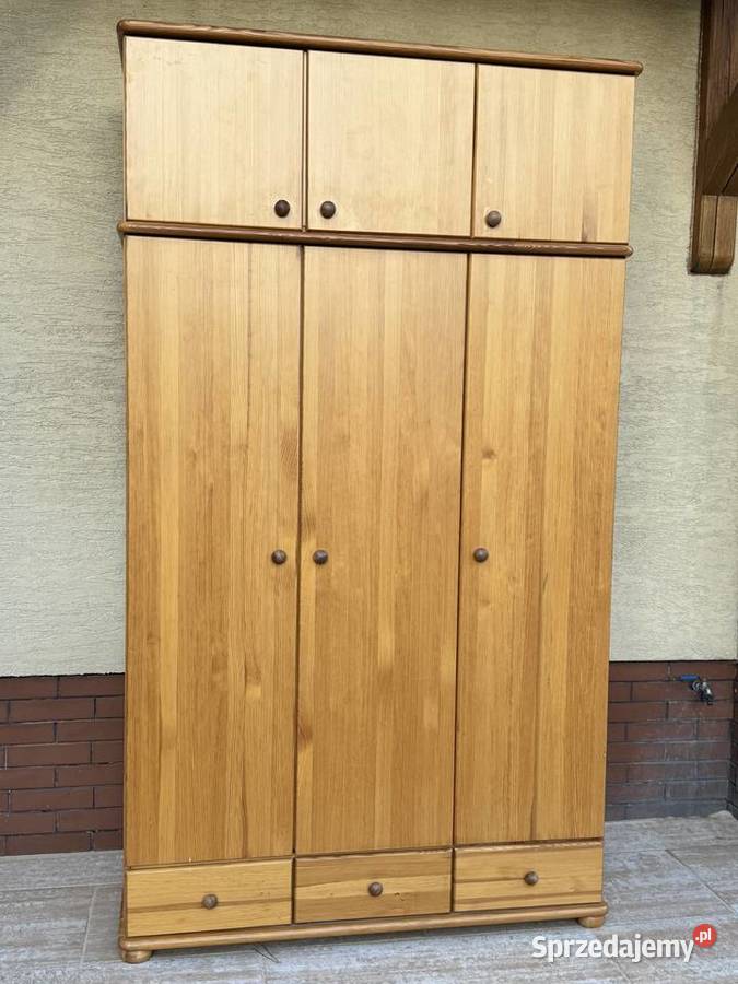 Szafa 3 drzwiowa z nadstawką garderoba mazowieckie Garwolin