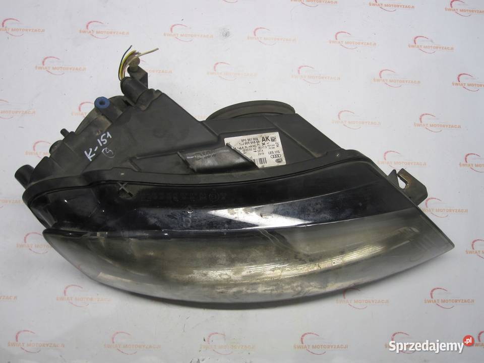 AUDI A3 SPORTBACK I 8PA 09r lampa lewa przód Lampy przednie Kielce