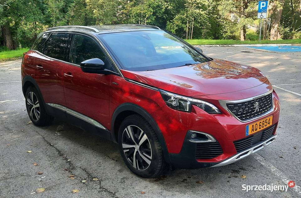Peugeot 3008 16 THP180 GTLine EAT8 Navi 94tkm światła LED Samochody osobowe Jaśkowice sprzedam