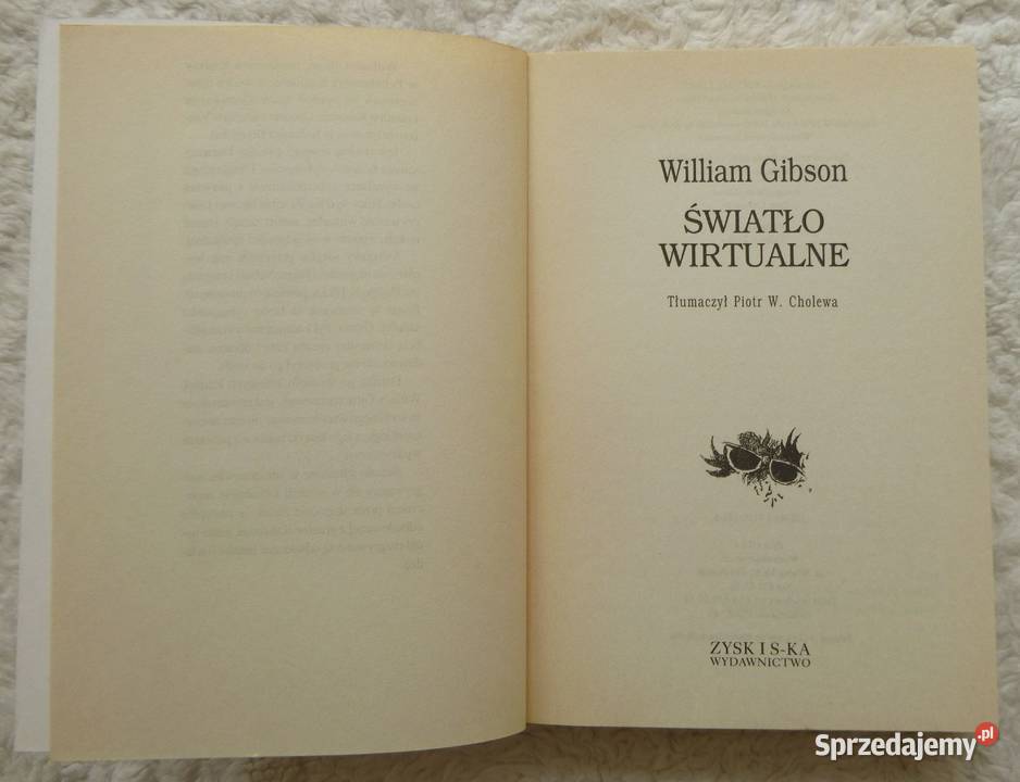 Światło wirtualne William Gibson ISBN 9788371503726