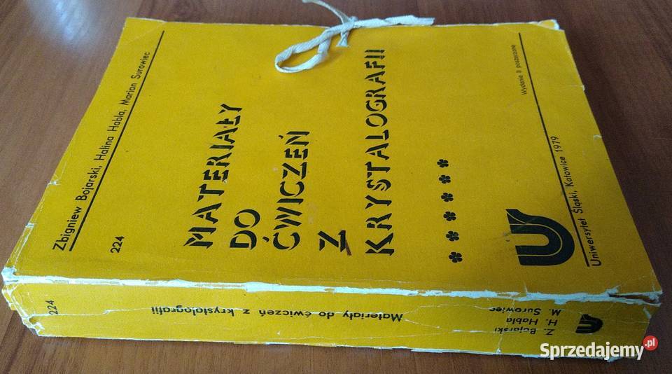 Materiały do ćwiczeń z Krystalografii 16 Z