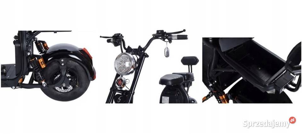 Hulajnoga skuter harley motorower elektryczny warmińsko-mazurskie Kętrzyn sprzedam