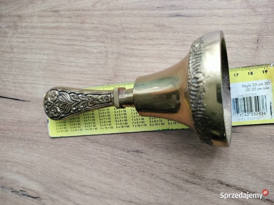 Mosiądz metaldzwonek ręczny Choszczno