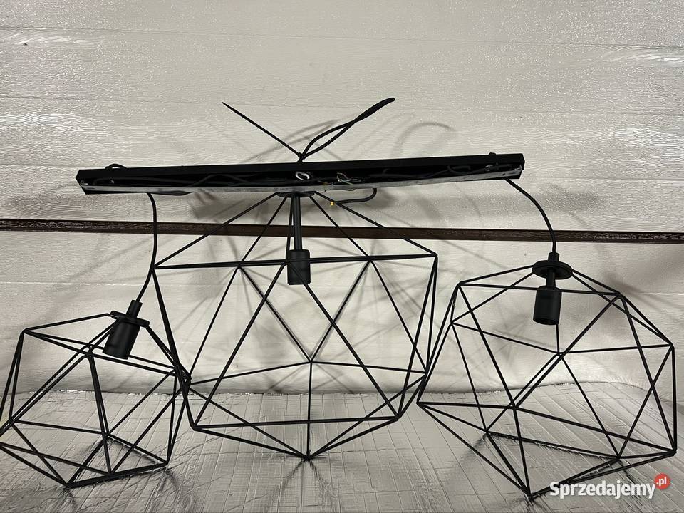 Żyrandol druciany lampa wisząca KASPA