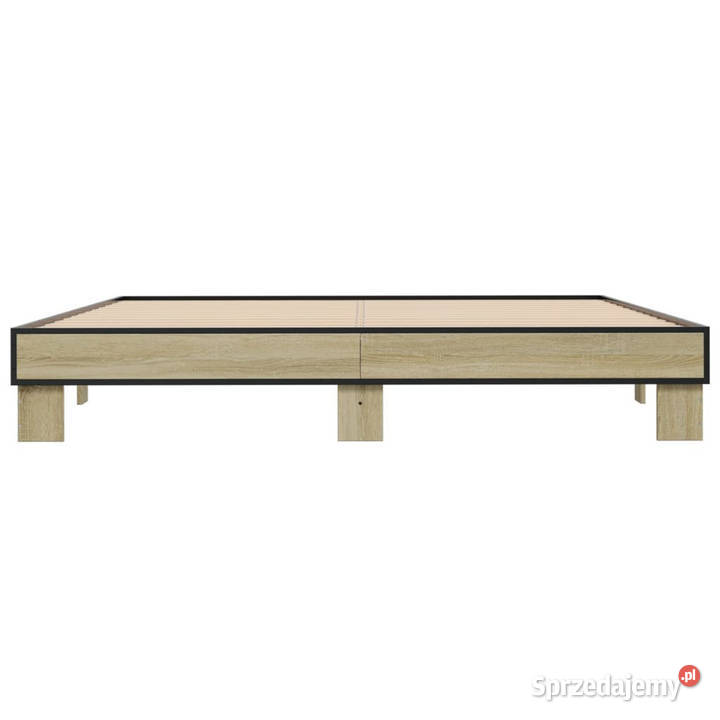 Rama łóżka dąb sonoma materiał drewnopochodny 203cm sprzedam