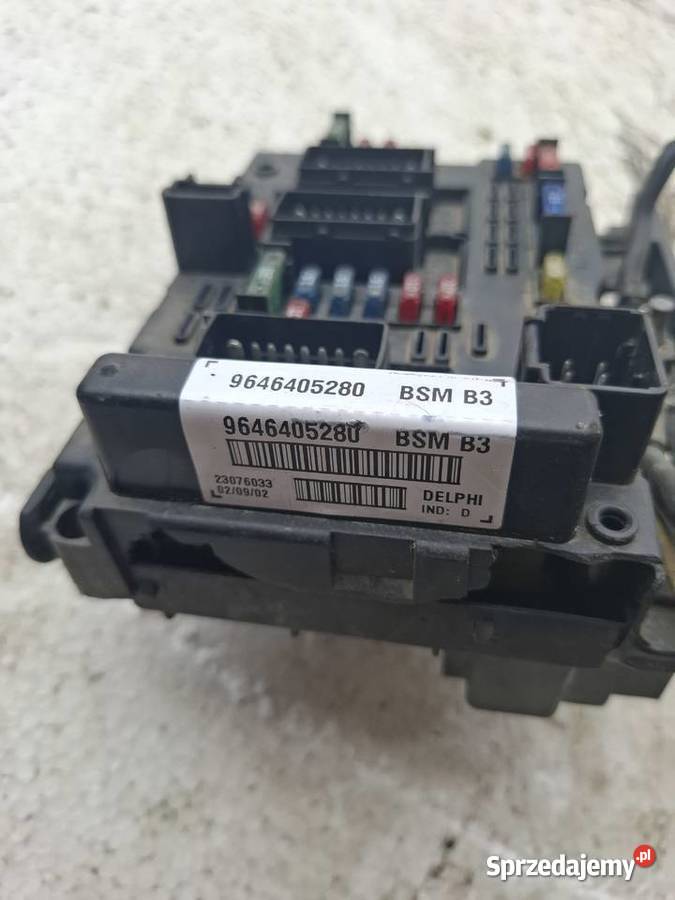 Skrzynka Bezpieczników BSM Peugeot 307 lubelskie