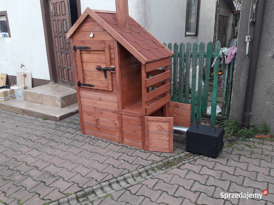 Wedzarnia drewniana wedzarki ogrodowe Ogród Wąchock