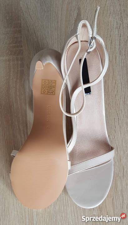 Nowe beżowe szpilki Lost Ink 40 nude sandały brązowy/beżowy Szczecin