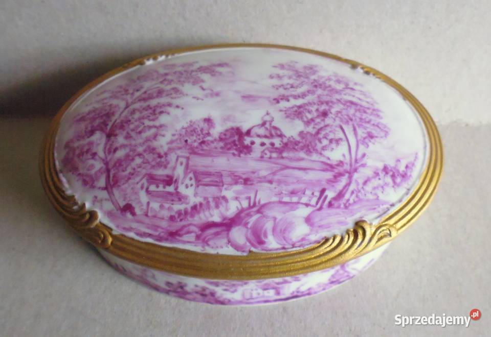 Szkatuła Porcelanowa Epiag Pirkenhammer Porcelana i szkło mazowieckie Warszawa sprzedam