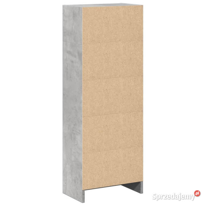 Regał szarość betonu 40x24x109 materiał mazowieckie Warszawa