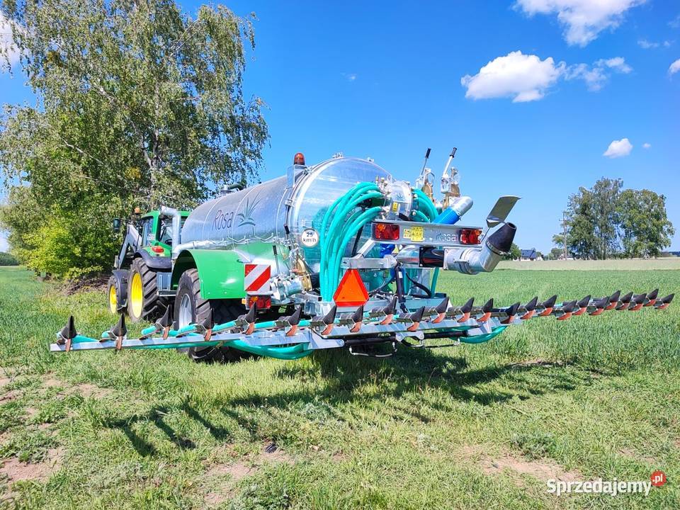 Aplikator gnojowicy płozowy stopkowy 6 m węże nieuszkodzony