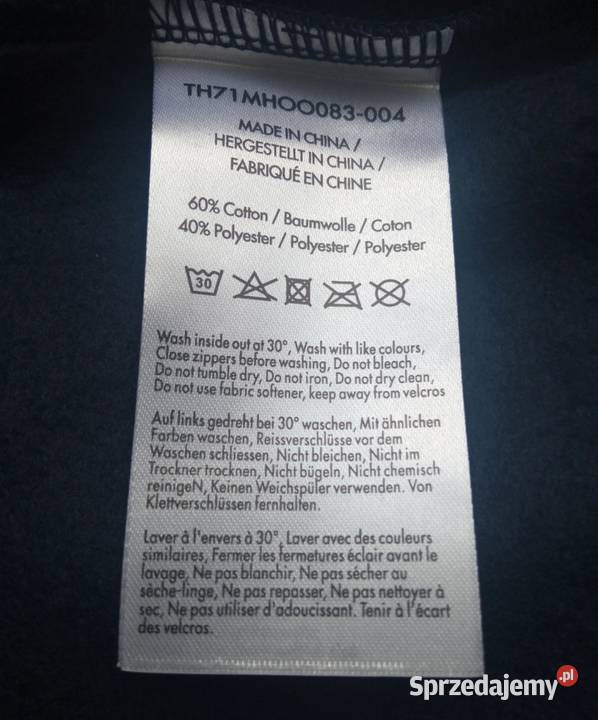 Bluza Tommy Hilfiger XL Granat patrz fotki i Odzież codzienna