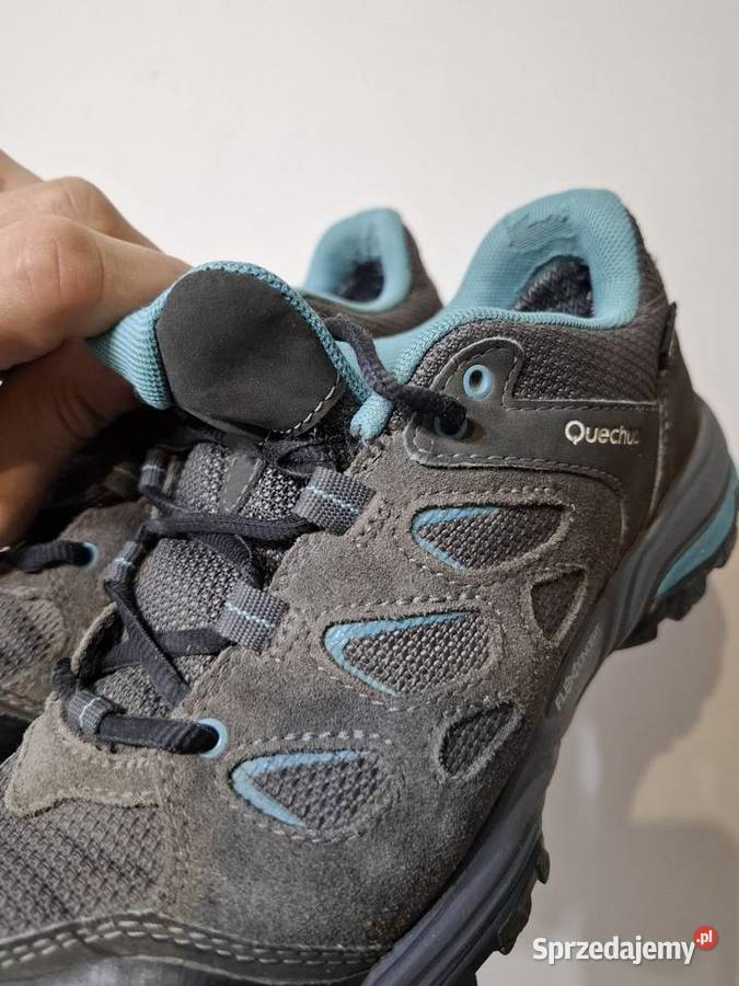 Trekkingowe 37 Quechua buty Decathlon skórzane małopolskie