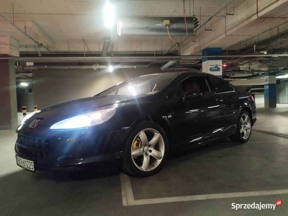 Peugeot 407 COUPE SPORT 204 Bkack 2006 rzamiana nieuszkodzony Poznań sprzedam