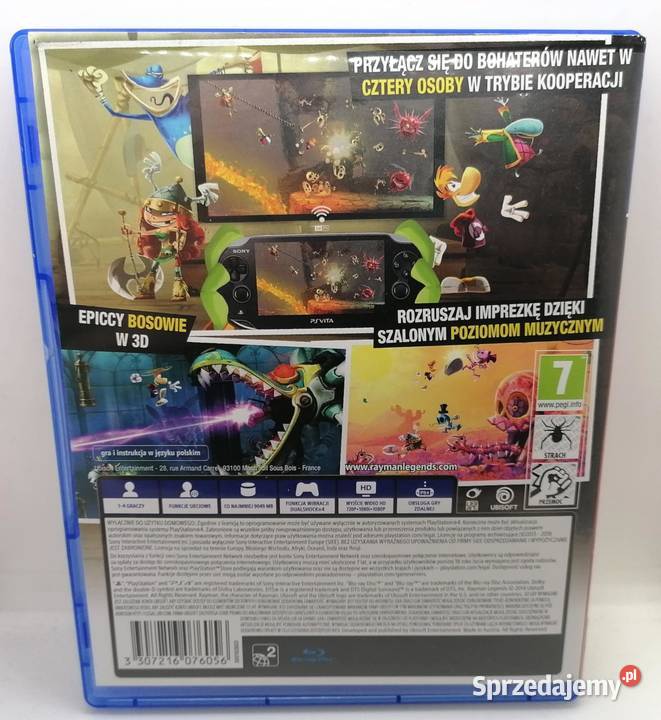 Gra 4 Rayman Legends Elbląg