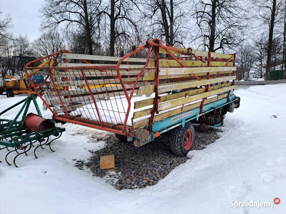 Przyczepa samozbierająca steyr hamster plus 20 Limanowa
