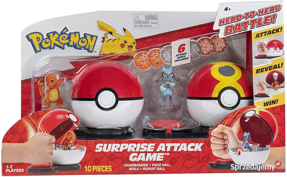 Pokemon Gra Surprise Attack Atak z zaskoczenia 4 lata+