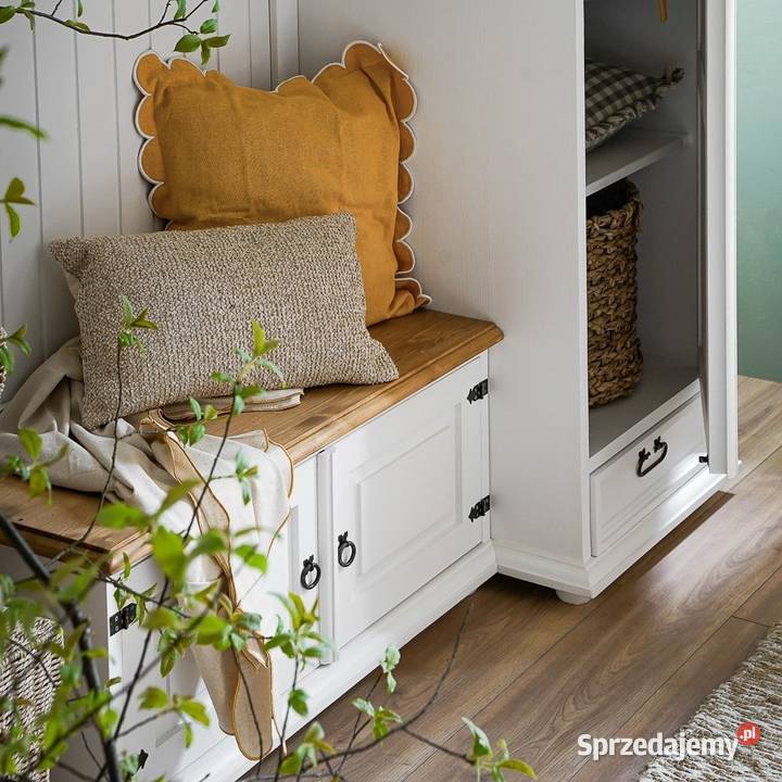 Drewniana garderoba do przedpokoju GAB04 wieszak Maków Podhalański