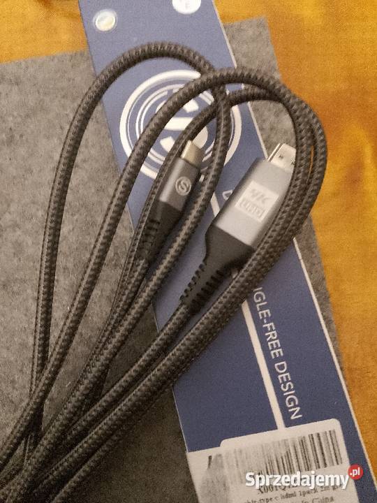 Kabel sweguard USB C na HDMI 4K 2MTkanina Nylo kujawsko-pomorskie Grudziądz