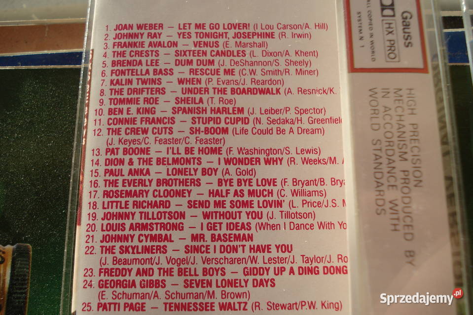 Kasety magnetofonowe 4 Worlds Hits 60 sprzedam Łódź sprzedam