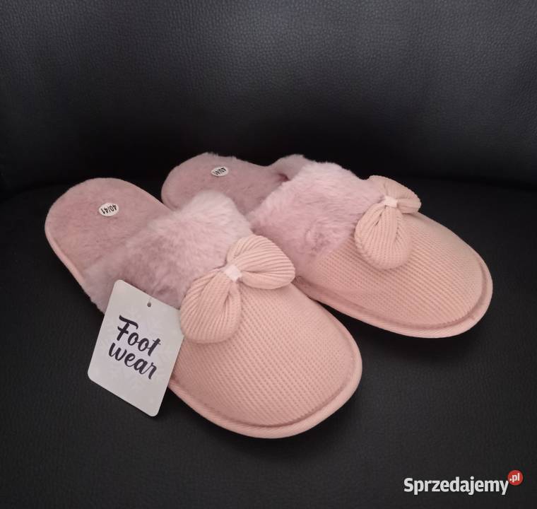 Kapcie damskie różowe Sandały i klapki Warszawa sprzedam