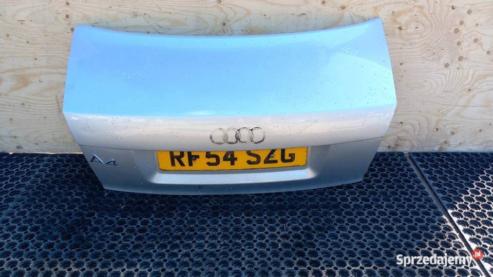 AUDI A4 B6 SEDAN KLAPA TYŁ LY7W Zderzaki wielkopolskie Zbierkowo