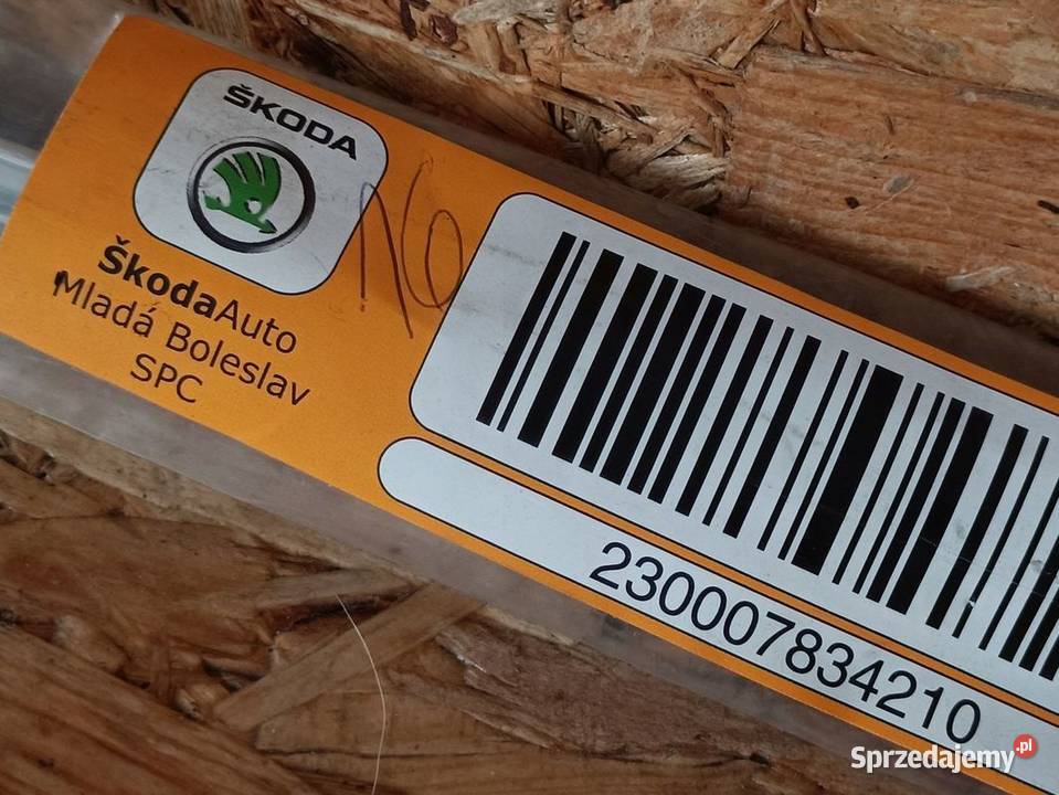 SKODA SUPERB II LISTWA CHROM SZYBY DRZWI PRAWY osobowe Pleszew