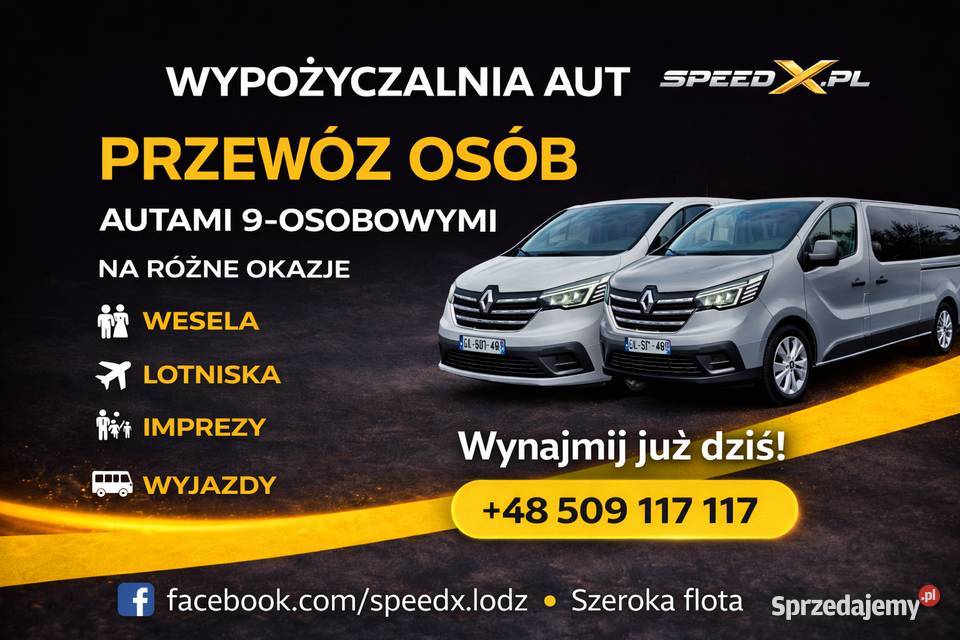 Przewóz osób 9os Łódź Wynajem busa z kierowcą Taxi i przewozy osobowe przewóz osób