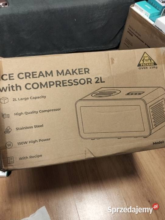 Maszyna do lodów z kompresorem 2 L łódzkie sprzedam