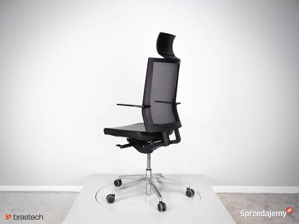 Fotel biurowy Sinetica Blue Executive Leather pomorskie Sątoczno