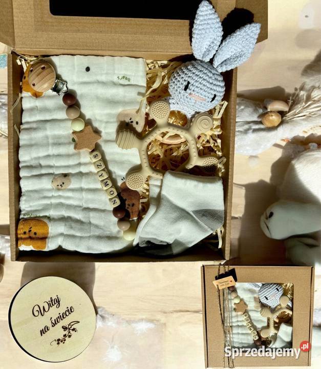 Box noworodka gift box baby shower handmade Łosino