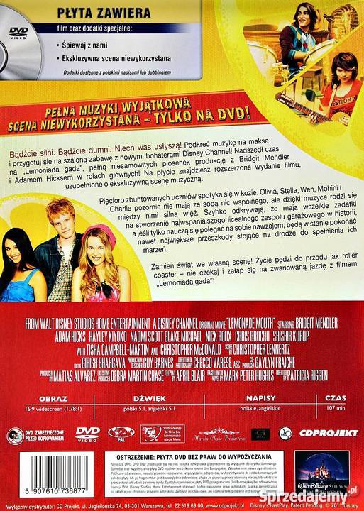 Lemoniada Gada Film Po Polsku Cały LEMONIADA GADA WERSJA ROZSZERZONA DISNEY Kalisz - Sprzedajemy.pl