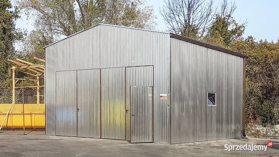 Blaszana montowana hala 7x7m ocynkowana Kraków