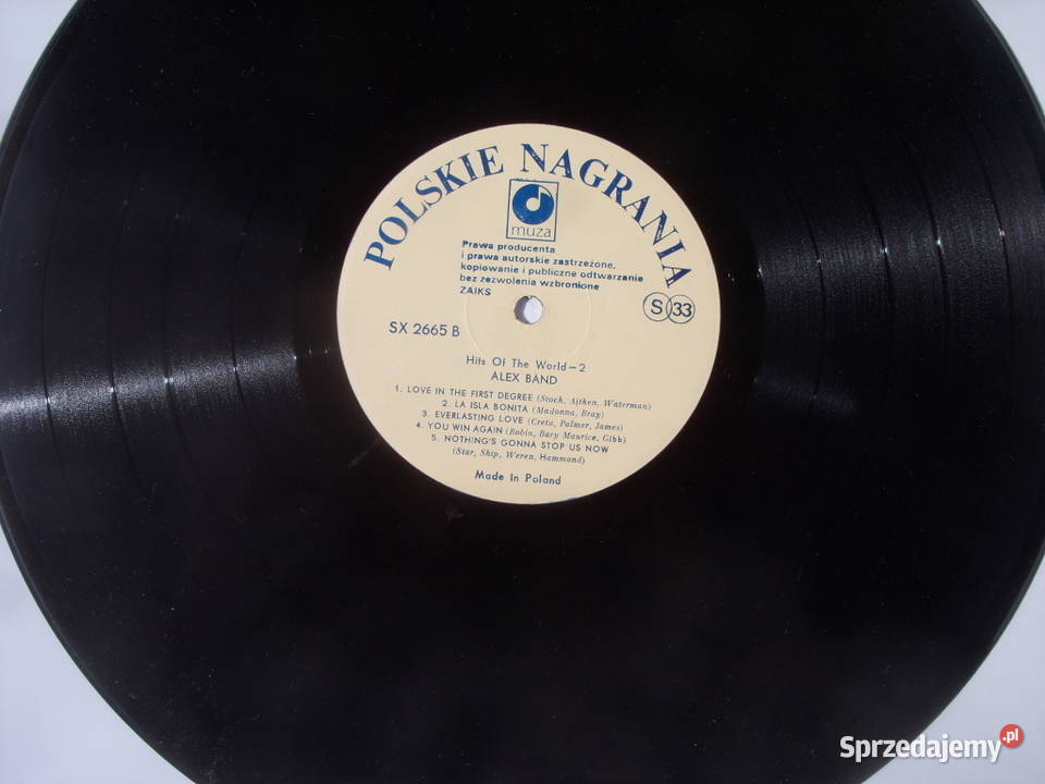 Płyta LP Rock ALEX BANDHITS OF THE 2 1988 Wołów