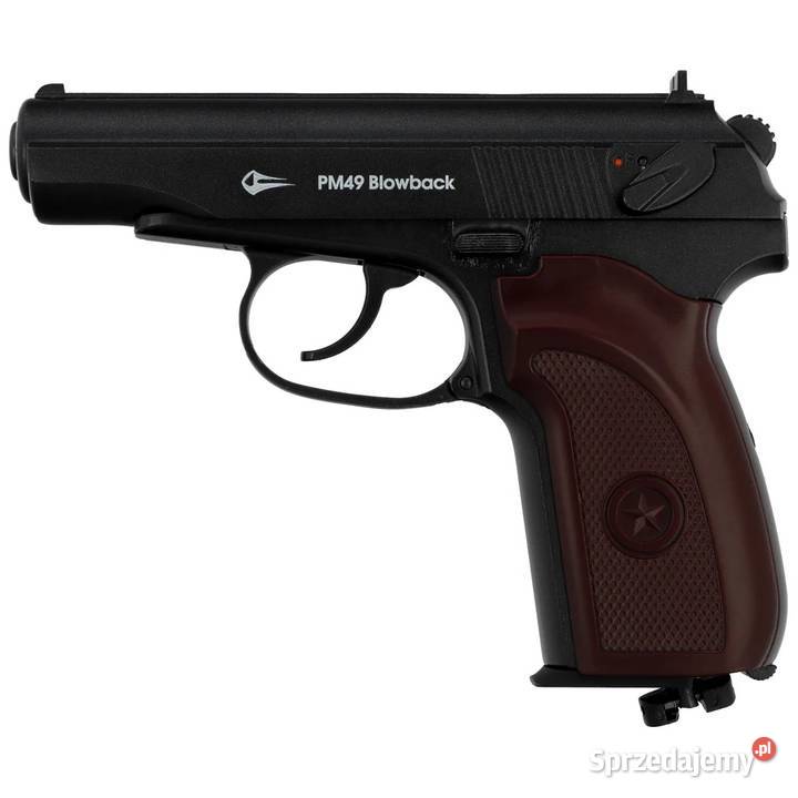 Pistolet wiatrówka Borner PM49 Blow Back 45 mm Warszawa