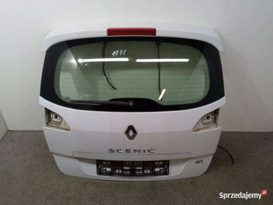 KLAPA TYŁ SZYBA DV369 Renault Scenic III 2009 osobowe Klapy bagażnika sprzedam