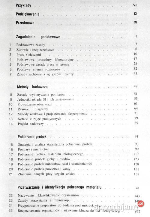 Nauki o środowisku Ćwiczenia praktyczne Allan Chełm